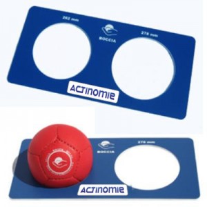La Boccia - Planche de mesure - Actinomie