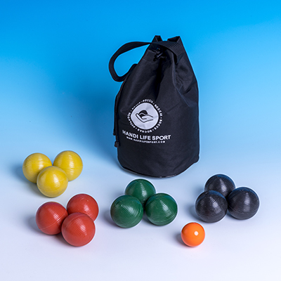 Set de 4 boules de pétanque en plastique